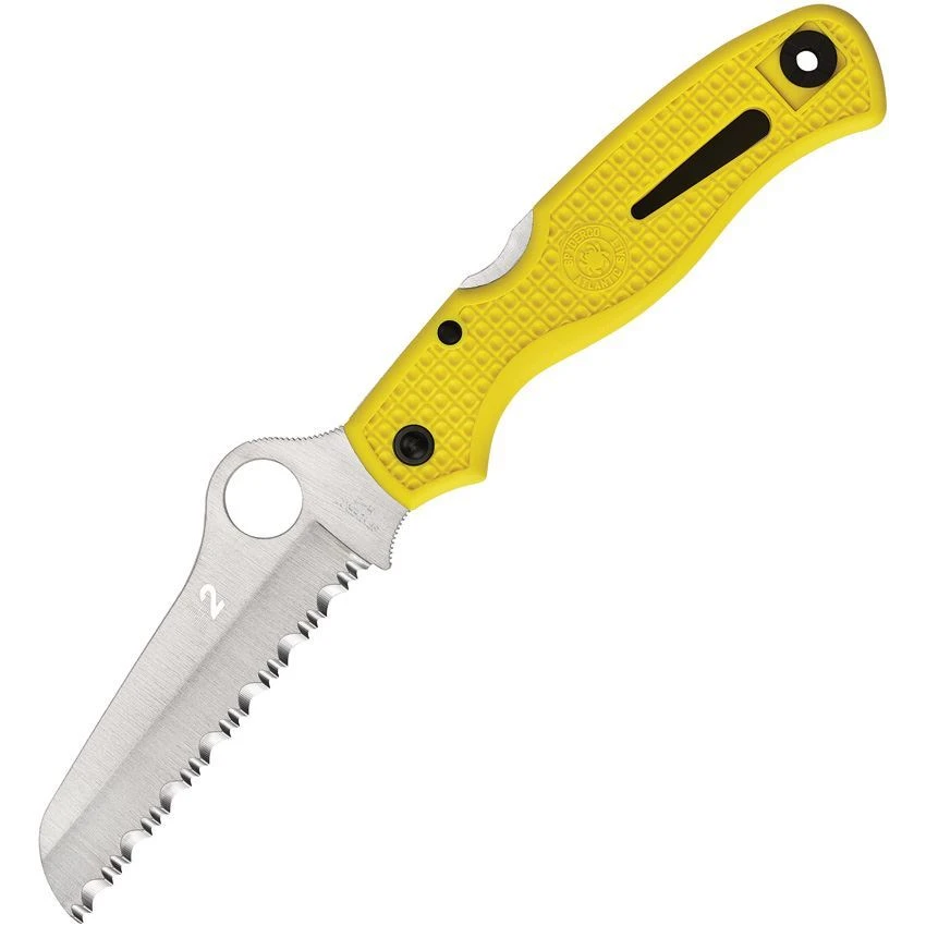 Spyderco 89SYL Atlantic Salt Lockback Folding Pocket Knife 1 Spyderco 89SYL Atlantic Salt Lockback Folding Pocket Knife