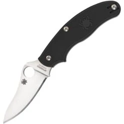 Spyderco 94PBK3 UK Pen Folding Pocket Black Knife With Black FRN Handle