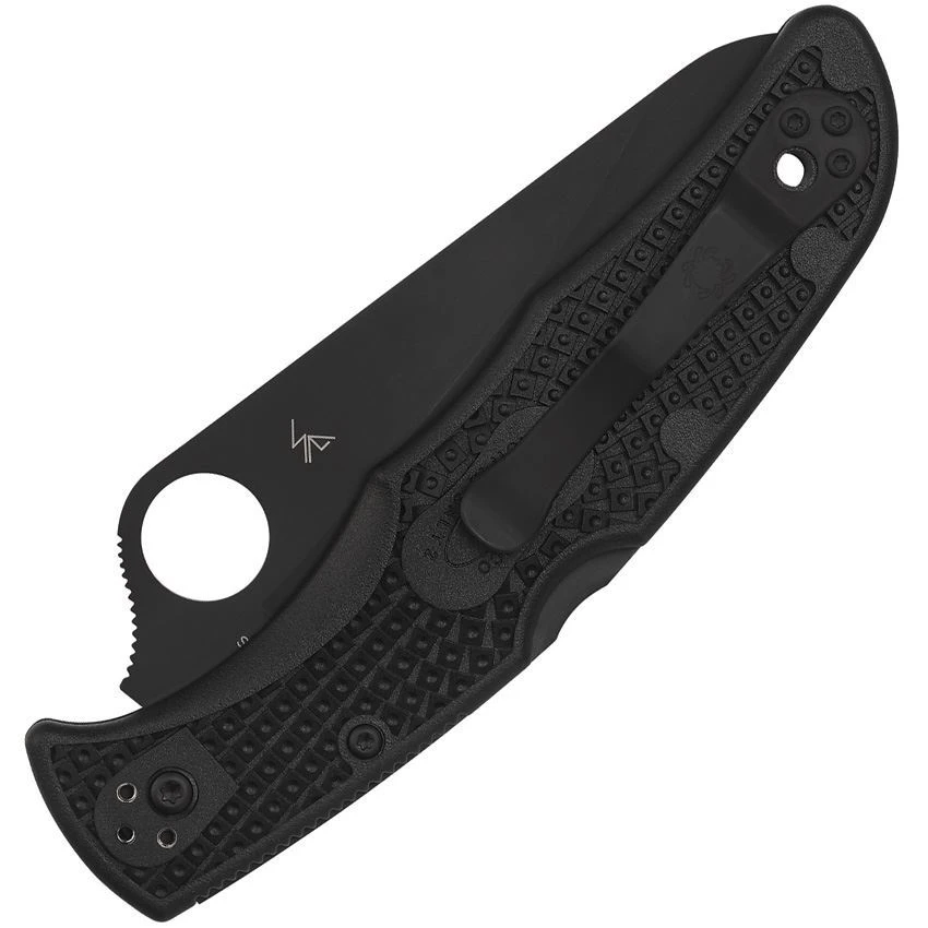 Spyderco 91PBBK2 Pacific Salt 2 Lockback Knife Black 2 Spyderco 91PBBK2 Pacific Salt 2 Lockback Knife Black - Image 2