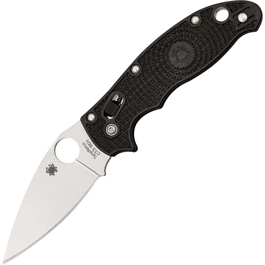 Spyderco 101PBK2 Manix 2 Black Folding Pocket Knife With Black Fiberglass Handle 1 Spyderco 101PBK2 Manix 2 Black Folding Pocket Knife With Black Fiberglass Handle