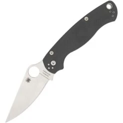 Spyderco 81GPDGY2 Para Military Maxamet Tool Steel Blade Knife With Gray G10 Handle