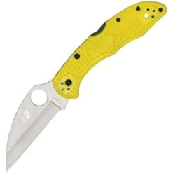 Spyderco 88PWCYL2 Salt 2 Lockback Knife Yellow