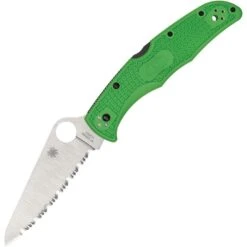 Spyderco 91FSGR2 Pacific Salt 2 Lockback Knife Green