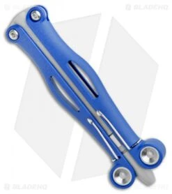 BaliYo Wing By Spyderco Butterfly Pen (Blue) YCN102 -Spyderco BaliYo Wing by Spyderco Butterfly Pen Fisher Space Pen Blue YCN102 BHQ 97486 jr side