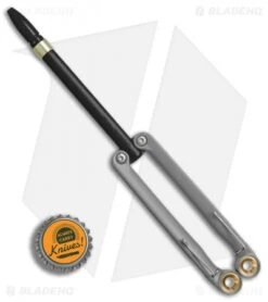 BaliYo By Spyderco Butterfly Pen Fisher Space Pen (Black/Gray) USA Made -Spyderco BaliYo by Spyderco Butterfly Pen Fisher Space Pen Black Gray USA made BHQ 71878 er bottlecap