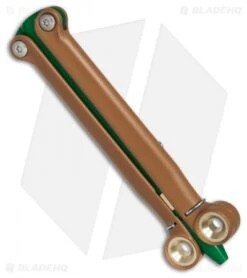 BaliYo By Spyderco Butterfly Pen Fisher Space Pen (Green/Brown) USA Made -Spyderco BaliYo by Spyderco Butterfly Pen Fisher Space Pen Green Brown USA Made BHQ 71877 er spine