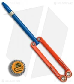 BaliYo By Spyderco Butterfly Pen Fisher Space Pen (Orange/Blue) USA Made -Spyderco BaliYo by Spyderco Butterfly Pen Fisher Space Pen Orange Blue USA Made BHQ 71880 er bottlecap