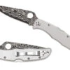 Spyderco Endura 4 - Titanium Handle - Damascus Blade
