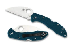 Spyderco Delica 4 - Blue FRN - Wharncliffe - K390 Blade
