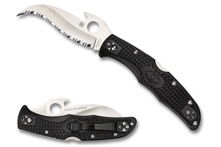 Spyderco Matriarch 2 Lightweight - Emerson Opening - Fully Serrated 1 Spyderco Matriarch 2 Lightweight - Emerson Opening - Fully Serrated