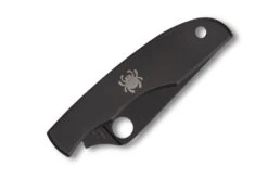Spyderco Grasshopper Stainless Steel - Black Coated -Spyderco C138BKP Closed1 17699.1599690354