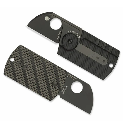 Spyderco Dog Tag Folder - Carbon Fiber 2 Spyderco Dog Tag Folder - Carbon Fiber - Image 2