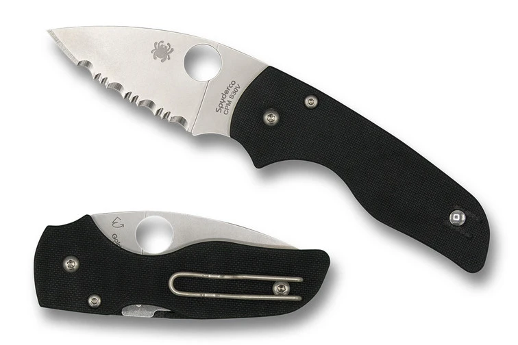 Spyderco Lil' Native - Fully Serrated 1 Spyderco Lil' Native - Fully Serrated