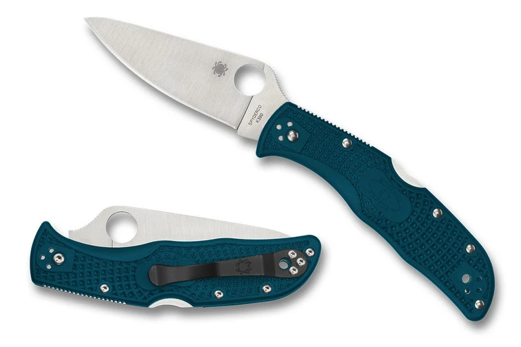 Spyderco Endela Lightweight - Blue FRN - K390 Blade 1 Spyderco Endela Lightweight - Blue FRN - K390 Blade