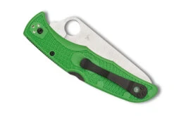 Spyderco Pacific Salt 2 - Green FRN - LC200N Blade - Fully Serrated -Spyderco C91FSGR2 Closed 91716.1599690351