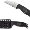 Spyderco Enuff - Black - Fully Serrated