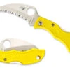 Spyderco Ladybug 3 Salt - Yellow - Hawkbill