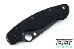 Spyderco Military - Black With Black Blade -Spyderco SPYDER 3480 86846.1514911936