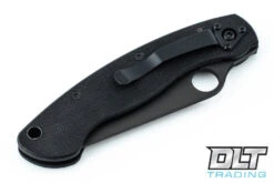 Spyderco Military - Black With Black Blade -Spyderco SPYDER 3481 70135.1514911936