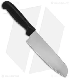 Spyderco -Spyderco Spyderco 6in Santoku Knife Black Sermollan BHQ 27623 td side