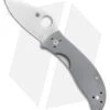 Spyderco Alcyone Liner Lock Knife Gray G-10 (2.75" Satin) C222GPGY