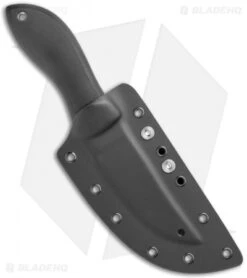 Spyderco Bill Moran Bowie Fixed Blade Knife (3.88" Satin Plain) FB01P -Spyderco Spyderco Bill Moran Bowie Satin Plain FB01P BHQ 8437 jr sheath