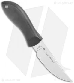 Spyderco Bill Moran Bowie Fixed Blade Knife (3.88" Satin Plain) FB01P -Spyderco Spyderco Bill Moran Bowie Satin Plain FB01P BHQ 8437 jr spine