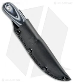 Spyderco Bow River Fixed Blade Knife Black/Gray G-10 (4.4" Satin) FB46GP 8 Spyderco Bow River Fixed Blade Knife Black/Gray G-10 (4.4" Satin) FB46GP -Spyderco Spyderco Bow River Black Gray G 10 Satin FB46GP BHQ 85407 jr sheath