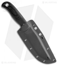 Spyderco Bradley Bowie Fixed Blade Knife G-10 (5.125" Satin) FB33GP -Spyderco Spyderco Bradley Bowie Knife G 10 Satin BHQ 24009 jr sheath