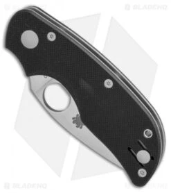 Spyderco Cat G-10 Folding Knife (2.44" Satin) C129GP -Spyderco Spyderco Cat G10 satin C129GP BHQ 9118 er spine