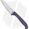 Spyderco Counter Critter Kitchen Knife Purple (3.4" Satin Serrated) K21SPR
