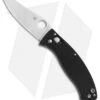 Spyderco D'Allara 3 Ball Bearing Lock Knife Black G-10 (3.4" Satin) C82GP3