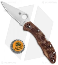 Spyderco Delica 4 Knife Flat Ground Zome Desert Camo (2.88" Satin) C11ZFPDCMO -Spyderco Spyderco Delica 4 Flat Ground Desert Camo Satin C11ZFPDCMO BHQ 87945 jr bottlecap