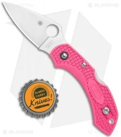 Spyderco Dragonfly 2 Pink Heals Lightweight Knife Pink (2.3" Satin) C28FPPNS30V2 -Spyderco Spyderco Dragonfly 2 Pink Heals Lightweight Pink Satin C28FPPNS30V2 BHQ 121026 jr bottlecap 2
