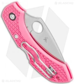 Spyderco Dragonfly 2 Pink Heals Lightweight Knife Pink (2.3" Satin) C28FPPNS30V2 -Spyderco Spyderco Dragonfly 2 Pink Heals Lightweight Pink Satin C28FPPNS30V2 BHQ 121026 jr side 2