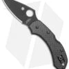 Spyderco Dragonfly Lockback Knife Carbon Fiber (2.25" Black CRU-WEAR)