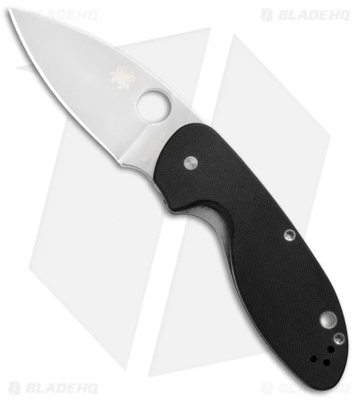 Spyderco Efficient Liner Lock Knife Black G-10 (3" Satin) C216GP 1 Spyderco Efficient Liner Lock Knife Black G-10 (3" Satin) C216GP