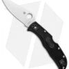 Spyderco Endela Lightweight Lockback Knife Black FRN (3.41" Satin) C243PBK