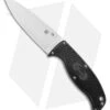 Spyderco Enuff 2 Leaf Fixed Blade Knife Black FRN (3.9" Satin) FB31PBK2