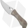 Spyderco Hundred Pacer Liner Lock Knife Brown/Tan G-10 (4" Satin) C225GP