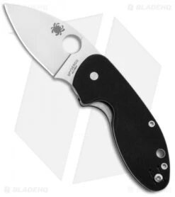 Spyderco Insistent Liner Lock Knife Black G-10 (2.48" Satin) C246GP