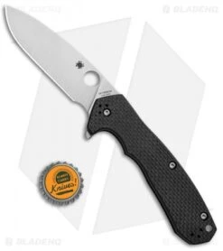 Spyderco Lai Amalgam Compression Lock Knife Carbon Fiber (3.8" Satin) C234CFP -Spyderco Spyderco Lai Amalgam Compression Lock CF Satin C234CFP BHQ 80885 jr bottlecap