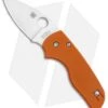 Spyderco Lil' Native Compression Lock Knife Orange G-10 (2.5" Satin) C230GPBORE