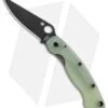 Spyderco M4 Military Knife Natural G-10 (4" Black) C36GM4PBK Exclusive
