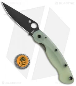 Spyderco M4 Military Knife Natural G-10 (4" Black) C36GM4PBK Exclusive -Spyderco Spyderco M4 Military Natural G 10 Black C36GM4PBK BHQ 86311 jr bottlecap 2