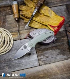 Spyderco M4 Shaman Compression Lock Knife Natural G-10 (3.6" Satin) C229GM4P -Spyderco Spyderco M4 Shaman Compression Lock Knife Natural G 10 Satin C229GM4P BHQ 91408 kp shop table retake web