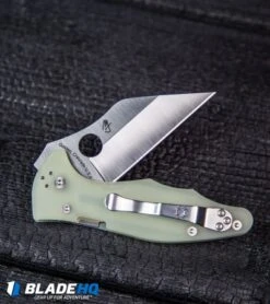 Spyderco M4 Yojimbo 2 Knife Natural G-10 (3.125" Satin) C85GM4P2 -Spyderco Spyderco M4 Yojimbo 2 Knife Natural G 10 Satin C85GM4P2 BHQ77839 kp burnt wood backside web