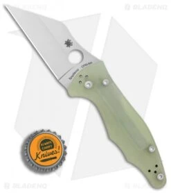 Spyderco M4 Yojimbo 2 Knife Natural G-10 (3.125" Satin) C85GM4P2 -Spyderco Spyderco M4 Yojimbo 2 Natural G10 Satin BHQ 77839 er bottlecap