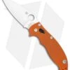 Spyderco Manix 2 Ball Bearing Lock Knife Orange G-10 (3.4" Satin REX 45) Sprint