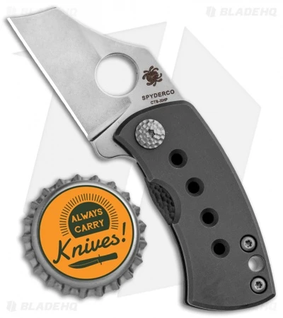 Spyderco McBee Frame Lock Knife Titanium (1.5" Stonewash) C236TIP McNees 4 Spyderco McBee Frame Lock Knife Titanium (1.5" Stonewash) C236TIP McNees - Image 4